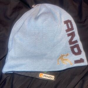 AND1 Light Blue Beanie